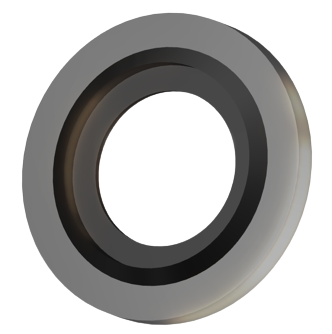 Usit-Ring BS645: 46,0 x 36,7 x 2,0; passend für Schraube M36; NBR80; Edelstahl V4A (AISI 316)